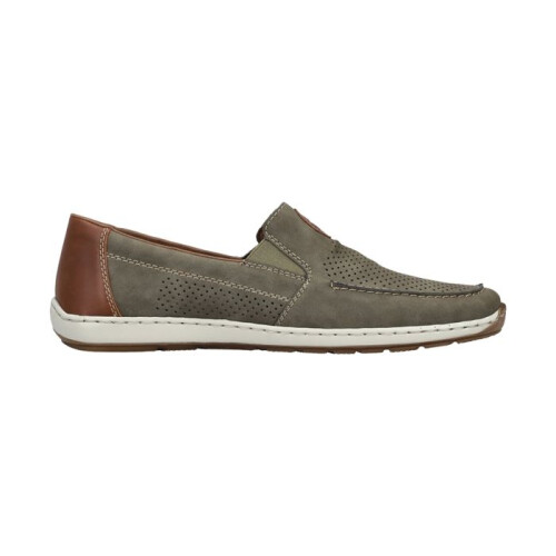 Rieker Mocassin Cuir Rieker Morelia - Vert 1
