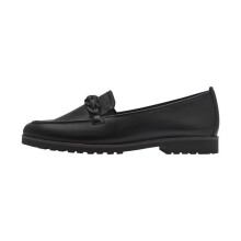 Mocassin em Couro Tamaris Touch-It - Preto Leather