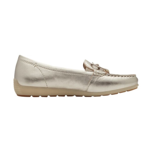 Mocassins de Couro Tamaris - Ouro Claro 1