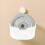Large Capacity Plastic Wall Mount Organizer Hanging Basket White 8