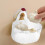 Large Capacity Plastic Wall Mount Organizer Hanging Basket White 6