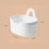 Large Capacity Plastic Wall Mount Organizer Hanging Basket White 2