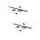 2pcs Waterproof Aquarium LED Light Fish Tank Light ( ) 7