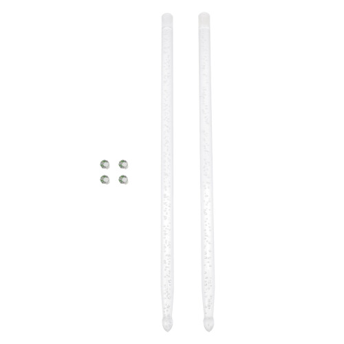 juego de baquetas luminosas fluorescentes para percusión 1