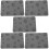 5pcs Pet Feeding Mat Quick Dry Absorbent Bowl Floor Mat 10