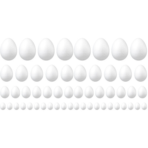 90 Pcs DIY Graffiti Froth Fake Easter Eggs Craft Kit 2