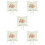 5pcs Wedding Ring Pillow White Flower Holder 8