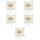 5pcs Wedding Ring Pillow White Flower Holder 7