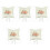 5pcs Wedding Ring Pillow White Flower Holder 3