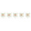 5pcs Wedding Ring Pillow White Flower Holder 9