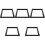 5 Sets Fish Tank Edge Trim Aquarium Strip 5
