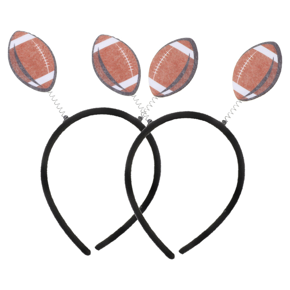 2 Stuks Hoofdband Voor Voetbal En Rugby, Unisex Sportfeest Decor-image