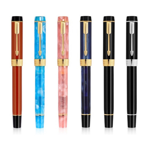 Fountain Pen Smooth Writing Pen-EF nib snowflake white 1