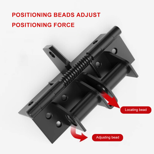 2Pcs Multifunctional Spring Position Hinge Door Closer 90-Gold 1