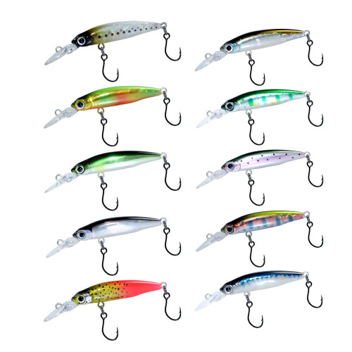 1.8g 40mm Fishing Hard Baits Artificial Lures Single Hook-H. 1