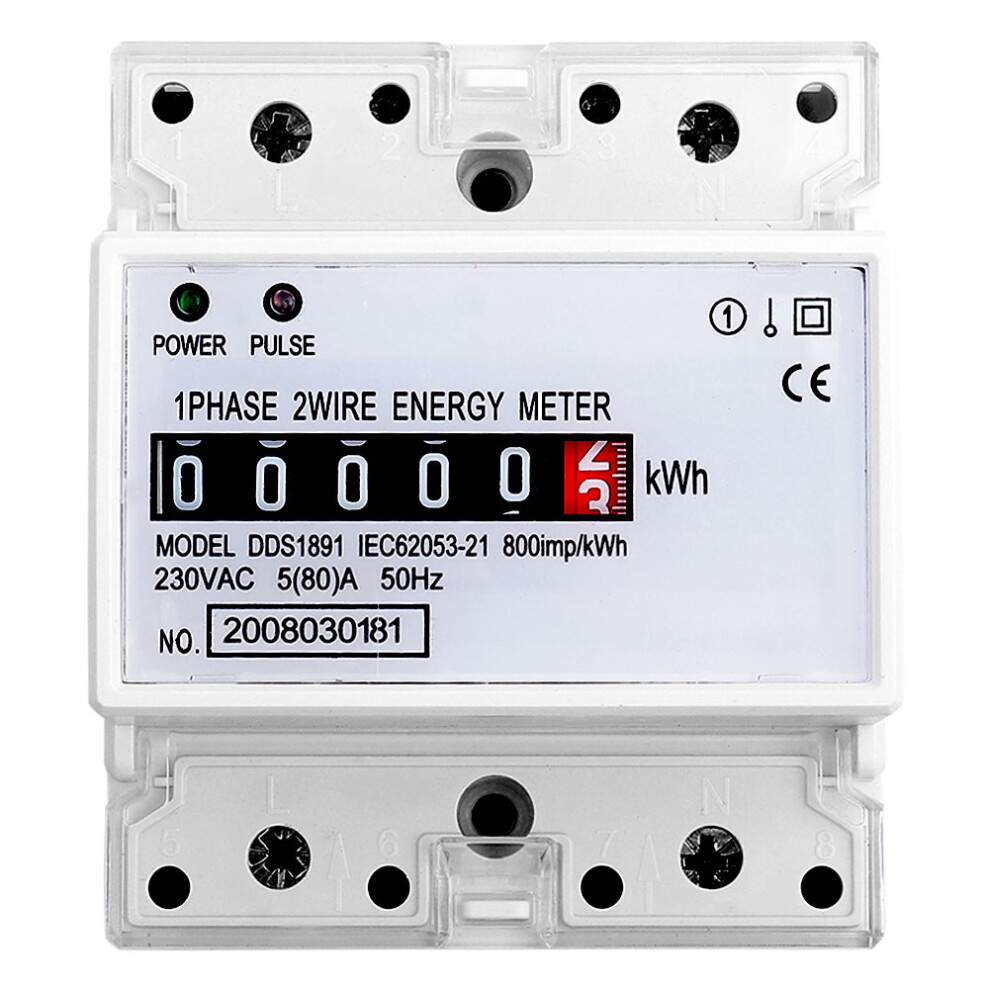 Single Phase Meter Dds1891 High Accuracy 4P Lcd 8320539341156