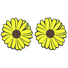 1 Pair Nipples Stickers Pasties Disposable Adhesive-Yellow