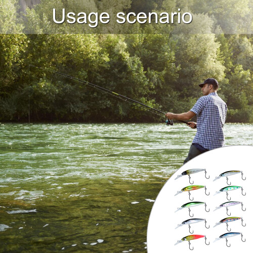 1.8g 40mm Fishing Hard Baits Artificial Lures Single Hook-H. 2