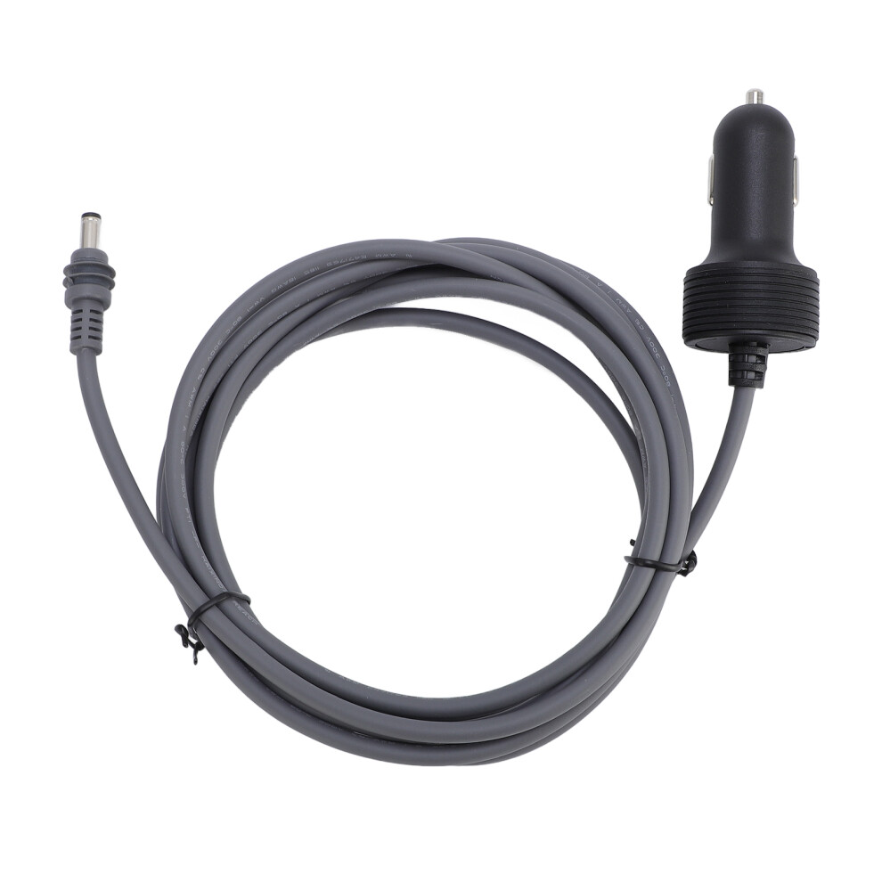 Dc Car Power Cable 10Ft 12V-24V 18Awg Water Gray 8320539341392