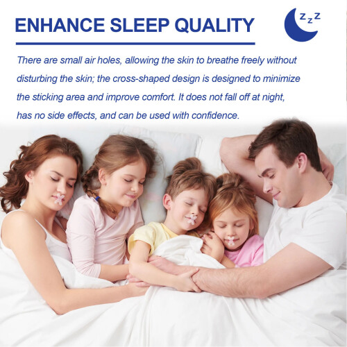 240pcs Sleep Tape for Snoring Reduction - Comfortable & Stretchable 2