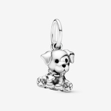 Brand Labrador Puppy Dog Dangle Charm 798009EN16