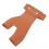 Brauner PU-Leder-Bogenschieß-Handschuh, 2-Finger-Linkshandschutz 15