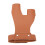 Brauner PU-Leder-Bogenschieß-Handschuh, 2-Finger-Linkshandschutz 2