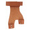 Brauner PU-Leder-Bogenschieß-Handschuh, 2-Finger-Linkshandschutz 9