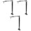 3pcs Metal Aquarium Light Stand Support Bracket 5
