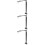 3pcs Metal Aquarium Light Stand Support Bracket 10