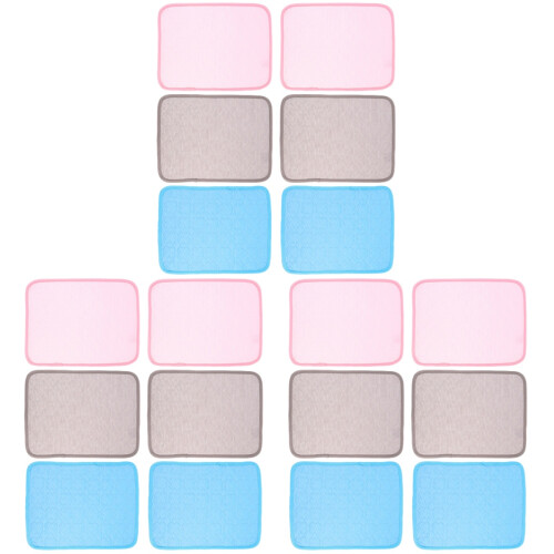 18 Pcs Comfortable Hamster Cooling Mats Washable Pet Pads 1