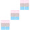 18 Pcs Comfortable Hamster Cooling Mats Washable Pet Pads 5