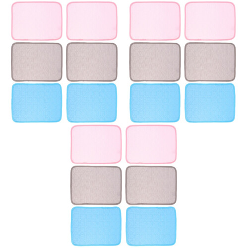 18 Pcs Comfortable Hamster Cooling Mats Washable Pet Pads 2
