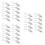 30 Pcs Curtain Clips with Rings Rustproof Drapery 7