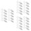 30 Pcs Curtain Clips with Rings Rustproof Drapery 6