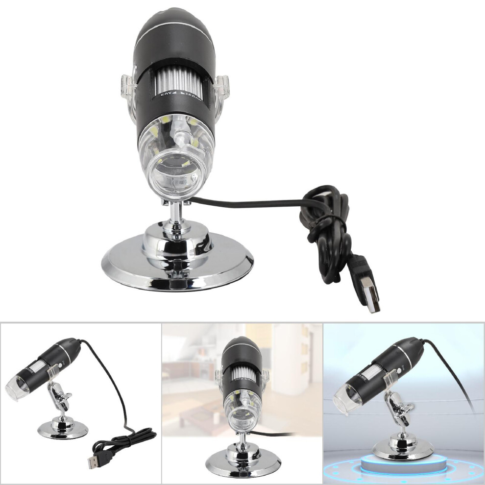 1600X 2Mp Digital Usb Microscope Camera With 8 Led & Manual Focus 9301349682485