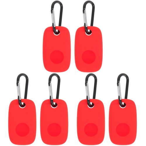 6 Pcs Silicone Keychain Protective Cover Cases For Tile Mate Pro 1