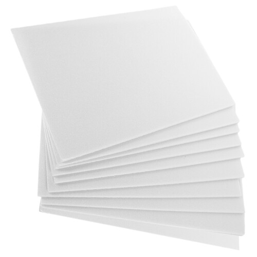 50Pcs Multi-Use White Eva Foam Sheets for Creative Kids Handicrafts 2