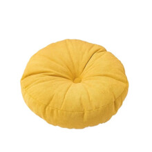 Meditation Cushions Solid Color Round Cushion 40x40 cm Yellow Soft Thickened Fabric Home Decor Pillow For Adults