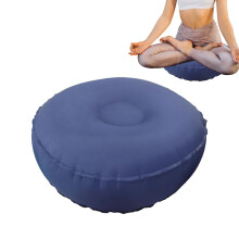 Meditation Inflatable Yoga Mat For Balancing, Folding Support, Zen Relaxation Pilates And Prayer Unisex Dark Blue