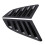 2Pcs Rear Side Window Louver Cover Left Right Rear 3