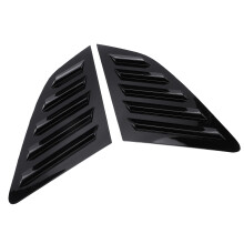 2Pcs Rear Side Window Louver Cover Left Right Rear