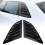 2Pcs Rear Side Window Louver Cover Left Right Rear 10