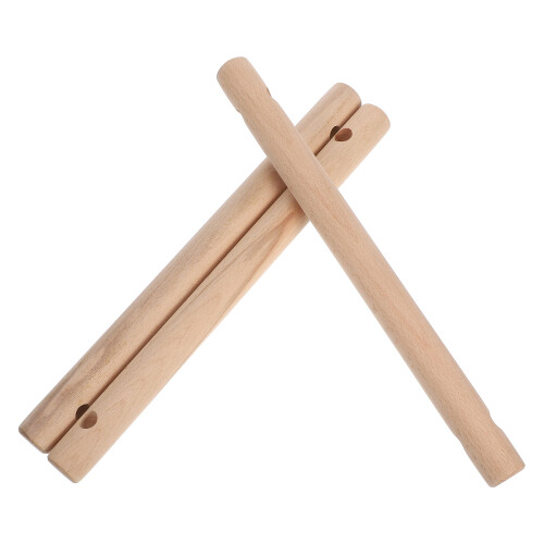 varillas madera 30 cm, 6 uds, para cuerda, redondos