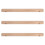 varillas madera 30 cm, 6 uds, para cuerda, redondos 2
