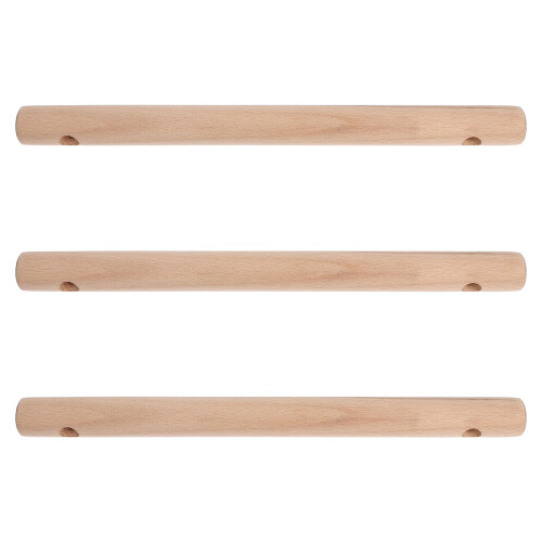 varillas madera 30 cm, 6 uds, para cuerda, redondos 1