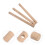 varillas madera 30 cm, 6 uds, para cuerda, redondos 11