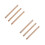 varillas madera 30 cm, 6 uds, para cuerda, redondos 5