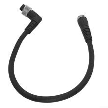 Fishing Reel Battery Power Cable With Elbow Connector, 2-Hole PVC Copper Reel Power Cord, Compatible With Reel Series