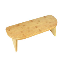Portable Meditation Bench Finished Bamboo Folding Legs Low Seat Meditation Stool For Meditation Seminars TV Watching